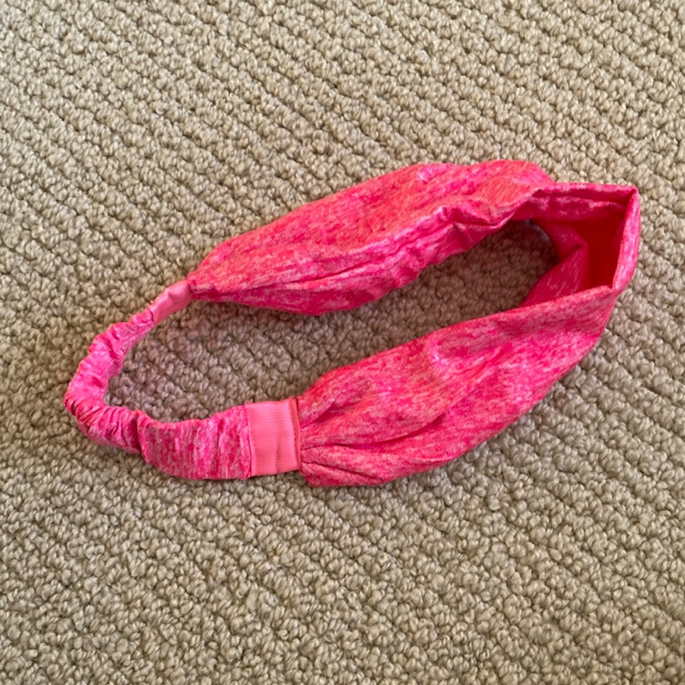 NEW Women’s Activewear Headband Hot Pink Heathered Stretchy One Size Active